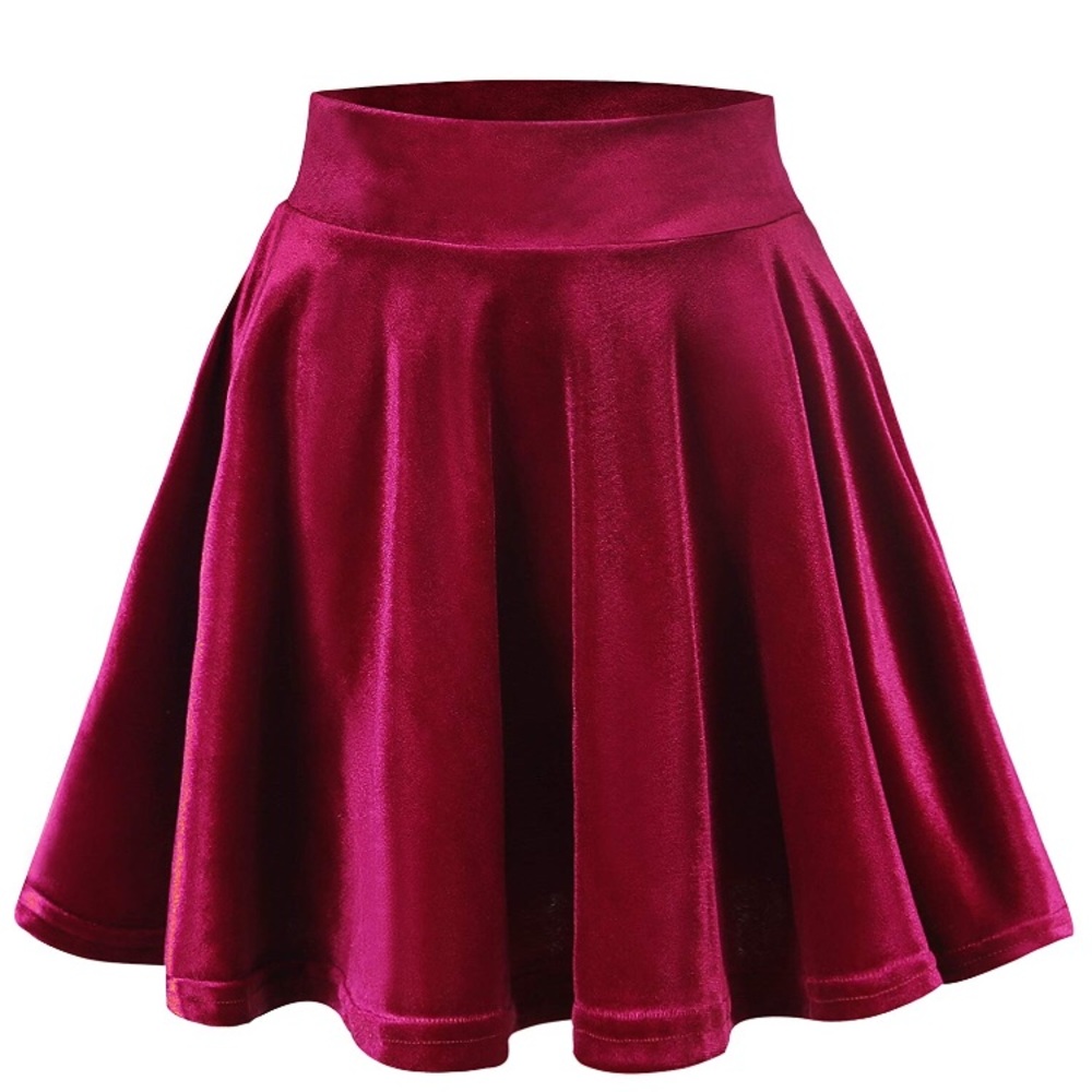 *NEW* Velvet Skater Skirt